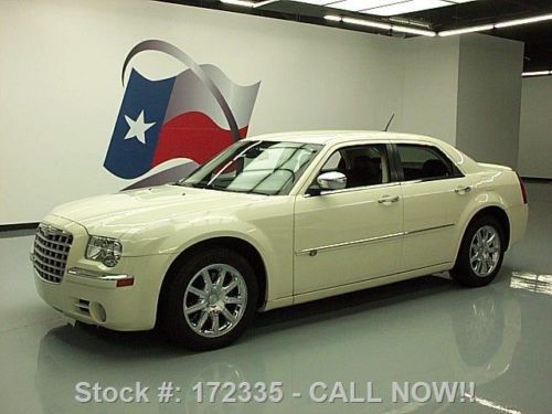 2008 chrysler 300 c hemi htd leather cool vanilla 58k texas direct auto