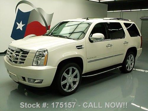 2008 cadillac escalade sunroof nav rear cam dvd 31k mi texas direct auto