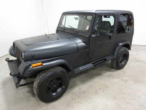 1991 jeep wrangler sahara hard top 5 spd manual 4.0l inline six 80pics