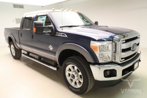 2014 lariat crew 4x4 fx4 navigation sunroof 20s aluminum v8 diesel sync basic