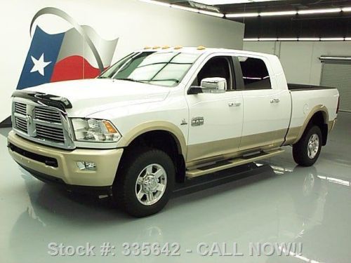 2012 dodge ram 2500 laramie longhorn mega 4x4 diesel 8k texas direct auto