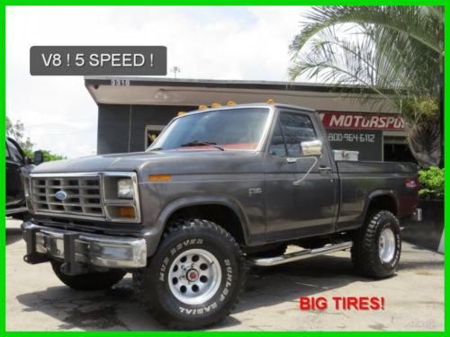 1981 ford f150 xl 5 speed granny gear v8 big tires/lifted no reserve origmiles