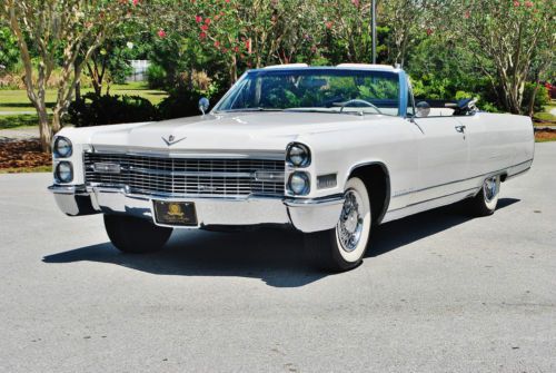 Very rare 1966 cadillac eldorado convertible older restoration that looks great