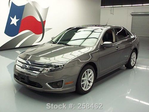 2012 ford fusion sel sunroof htd leather spoiler 54k mi texas direct auto