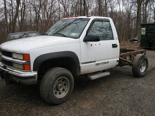 1997 chevy 116k turbo diesel 4x4 no reserve auto 6.5 liter k3500 1 ton truck run