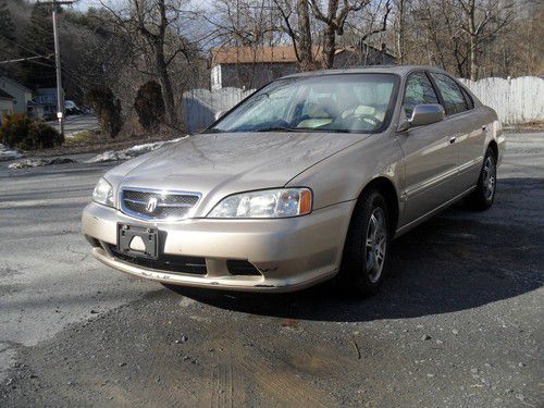 2000 acura 3.2tl 4-dr sedan sunroof, leather, low miles - clean carfax