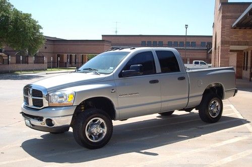 Texas life! super clean 4x4 2006 dodge ram 2500 5.9 diesel g56 6spd slt quadcab