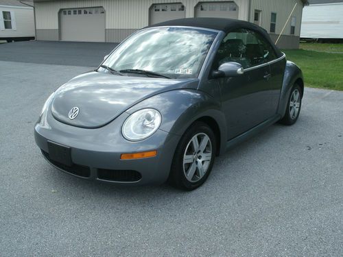 Buy used 2006 Volkswagen Beetle Convertible Clean Carfax Leather ...