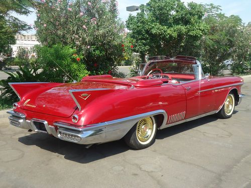 1958  cadillac eldorado  barritz convertable , newly ground up restoration