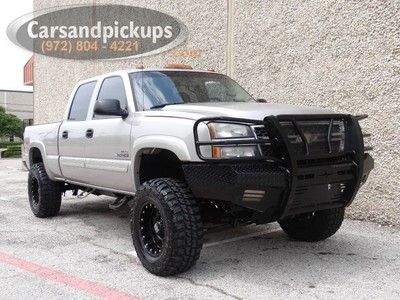 2005 chevorlet 2500 crew cab lt 6.6l duramax diesel lifted 20inch wheels