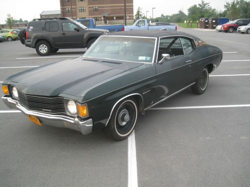 1972 chevelle malibu numbers matching, runs fine