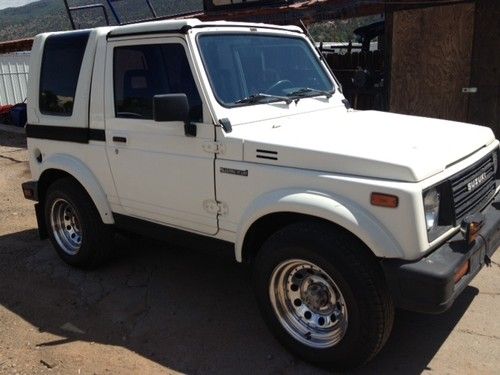 1987 suzuki samurai w/ removable hard top - very rare!!