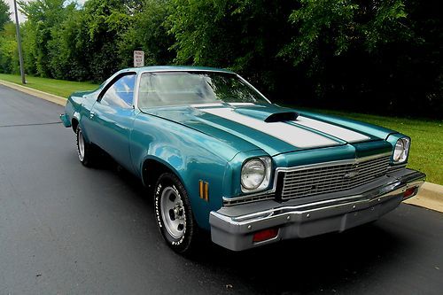 1973 chevy el camino rebuilt 350,. very clean  runs great! bid with confidence