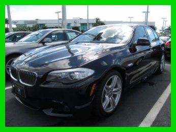 12 jet black 550-i 4.4l v8 dinan stage2 sedan *m-sport package *comfort access