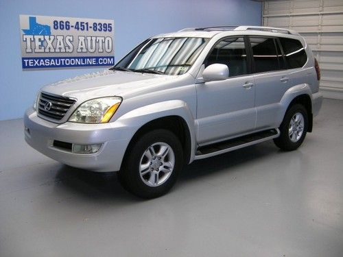 We finance!!!  2007 lexus gx 470 4x4 roof heated leather 3rd row texas auto