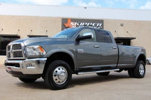 12 dodge ram 3500 long horn laramie diesel 4x4 navigation warranty sunroof 5k mi