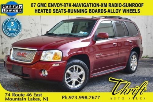 07 gmc envoy-87k-navigation-xm radio-sunroof-heated seats-running boards