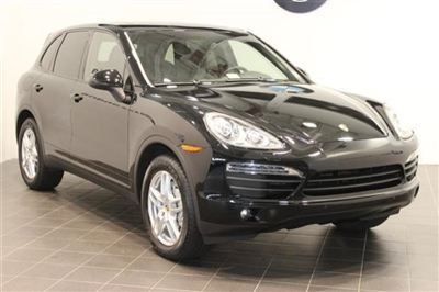 2012 black porsche cayenne s automatic navigation rear camera bose sound