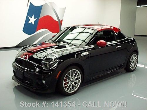 2012 mini cooper john cooper works htd leather nav 9k texas direct auto