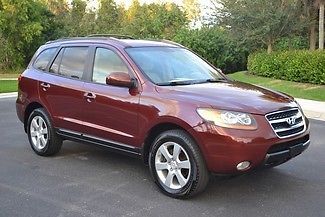 2007 hyundai santa fe red, v6 automatic 1-owner, runs and looks great no reserve