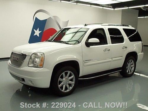 2007 gmc yukon denali awd sunroof nav dvd rear cam 20&#039;s texas direct auto