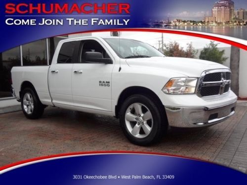 2013 ram 1500 quad cab  slt clean carfax 1 owner warranty