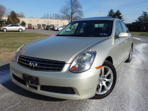 Infiniti g35x awd premium package navigation xenon bose leather clean no reserve