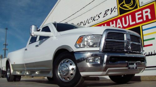 2011 dodge ram 3500 western hauler cummins turbo diesel nav laramie leather 4x2