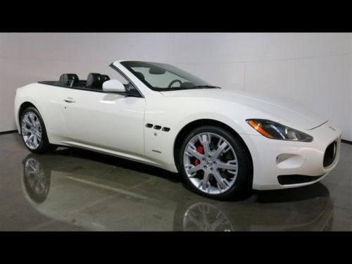 2013 maserati granturismo convertible trident stitch 7spoke neptume silver rims