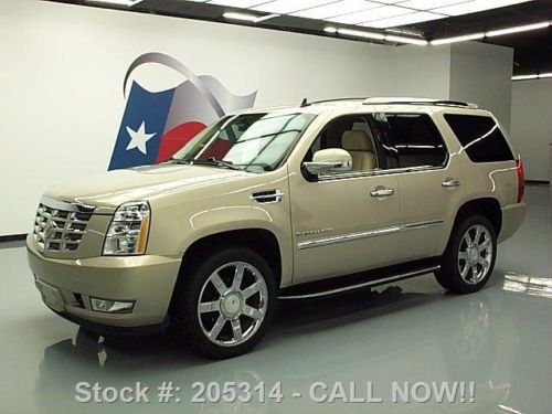 2008 cadillac escalade sunroof nav dvd rear cam 66k mi texas direct auto