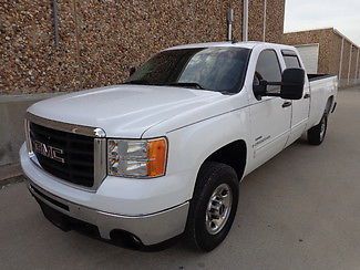 2008 chevrolet 2500 sierra sle crew cab long bed duramax diesel-4x4-one owner