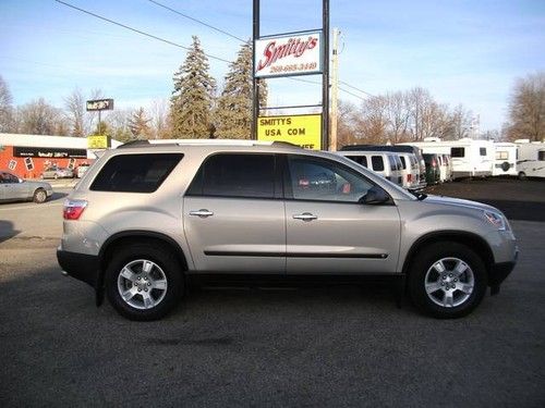 2010 gmc acadia sl awd auto 4-door suv power everything loaded warranty perfect!