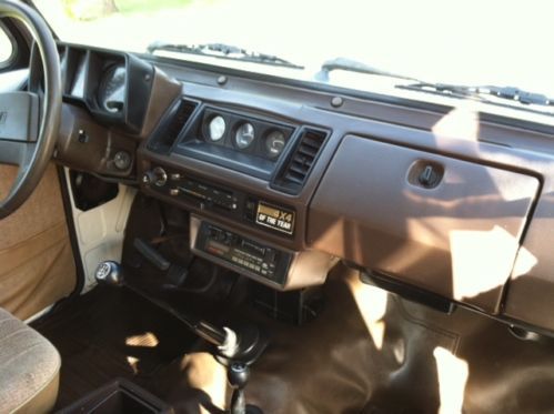 1986 isuzu trooper turbo diesel ls sport utility 2-door 2.2l