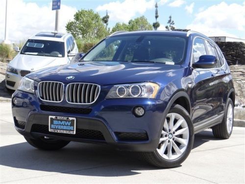 Xdrive28i certified suv 3.0l nav cd x-line exterior trim package 12 speakers low