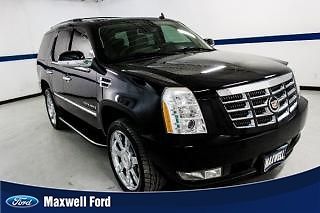 09 escalade 4x2, 6.2l v8, auto, leather, sunroof, navi, quad buckets, clean!