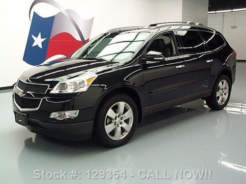 2012 chevy traverse lt 7-pass leather rear cam 20&#039;s 30k texas direct auto