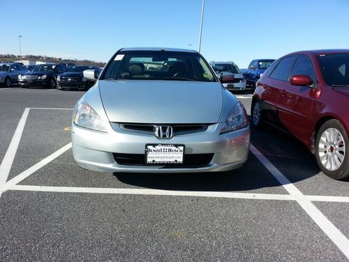 No reserve  2005 honda accord hybrid sedan 4-door 3.0l leather seats no reserve