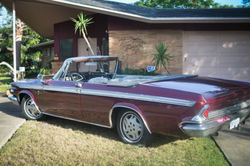 1964 chrysler 300 convertible muscle car