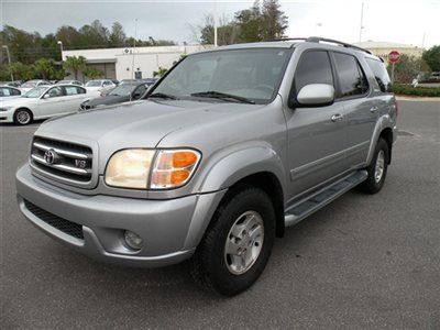 2002 toyota sequoia limited gray **one owner** high miles/low $$ automatic fl