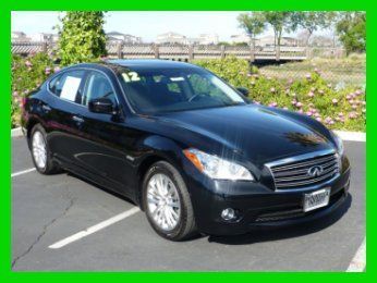 2012 infiniti m35h 360hp hybrid technology deluxe touring pkg