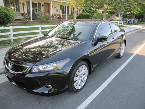 2008 honda accord ex-l coupe, 6 speed manual with navigation low miles