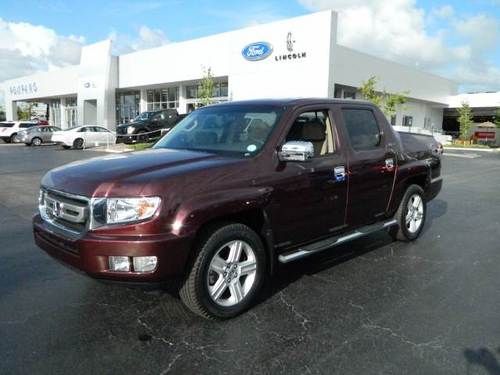 2011 honda ridgeline rtl pickup 4d clean carfax low miles beautiful