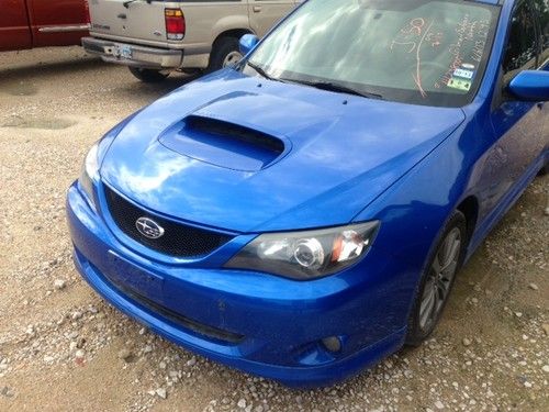 2009 subaru wrx sedan 4-door 2.5l bargain time, no reserve