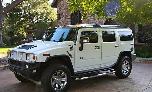 Hummer h2 белый богатый