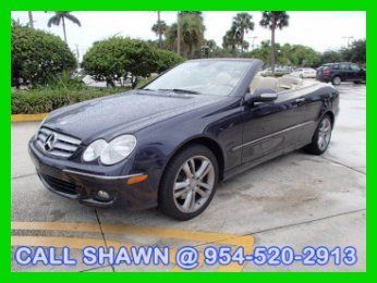 2008 clk350 convertible, rare capriblue/stone/bluetop!!, woodwheel,call shawn b