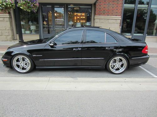 2006 mercedes-benz e55 amg sedan 4-door 5.5l rentech stage 4 vossen wheels