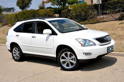 2009 lexus rx350, white / beige, navigation, ultra-clean, loaded, we finance