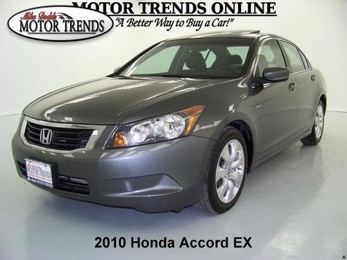 2010 ex exl sunroof leather seats 2.4 v4 cruise alloys honda accord 28k