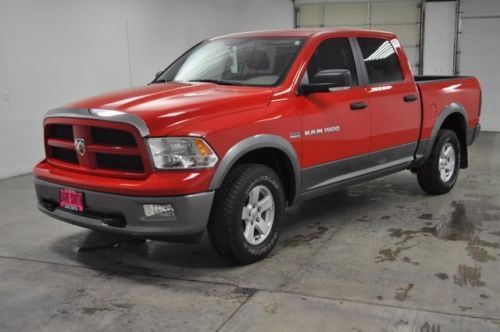 2012 red crew 4wd short box 5.7l hemi cloth ac cruise bedliner aux! call today!