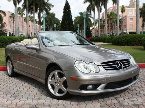 Ultra low 40k miles! extra clean florida driven clk500 v8 convertible new tires!